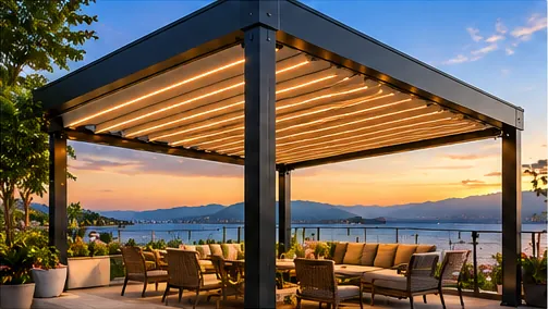 Pergola Tente uygulaması